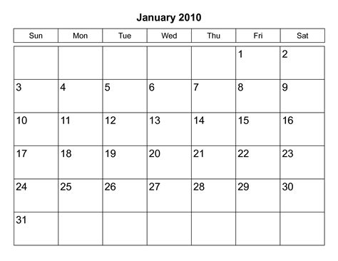 Free 12 Month Printable Calendar